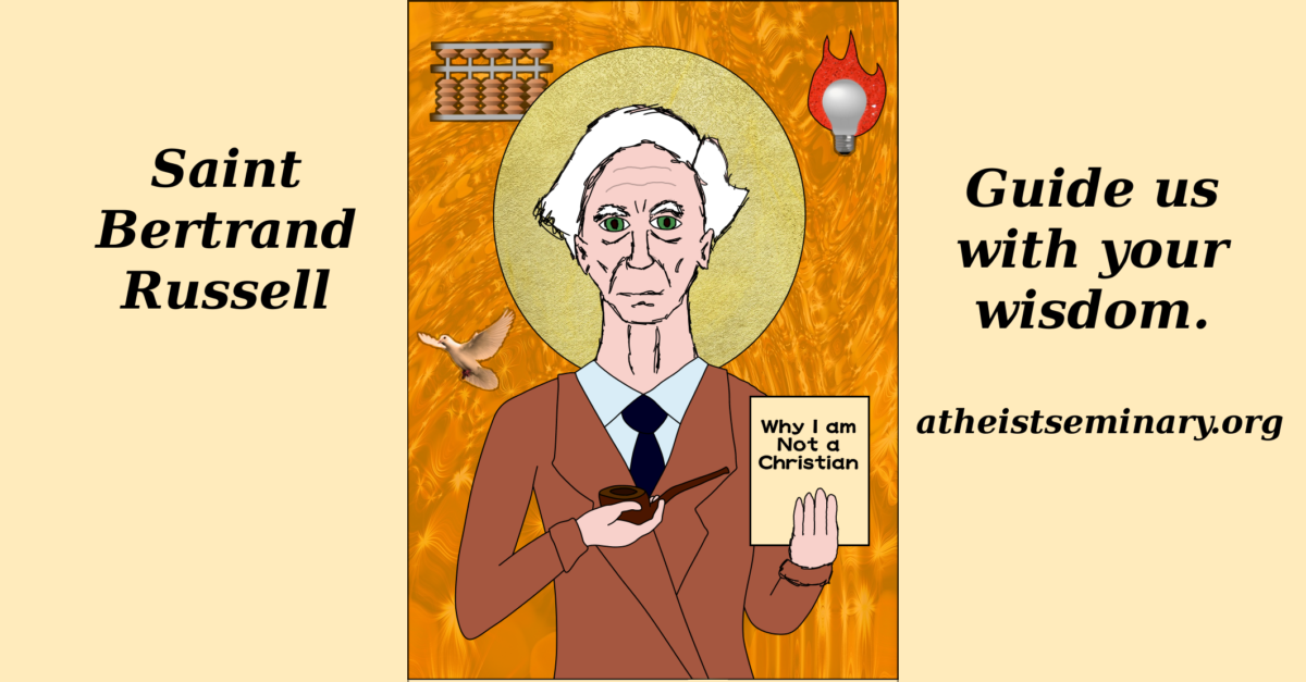 Saint Bertrand Russell